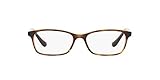 Vogue Eyewear Women's VO5053 Rectangular Prescription Eyeglass Frames, Dark Havana/Demo Lens, 51 mm