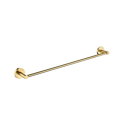 Toallero de acero inoxidable 304 y ganchos para batas gris y oro 2