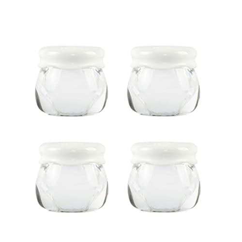 Pots pour accessoires de soin du visage en acrylique haute finition