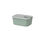Mepal - Frischhaltdosen EasyClip - Schüssel mit Deckel & Schiebeverschluss - Geeignet für Mikrowelle, Dampfgarer, Kühl- und Gefrierschrank - Luftdicht & auslaufsicher - 700 ml - Nordic sage