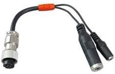 AD-1-K4 AD1K4 Original Heil Sound 4-Pin Kenwood Round with Mono 1/4 inch Female Jack for PTT Headset Boom-Microphone Adapter Cable