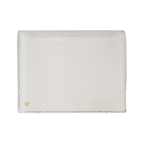 Pasta Sanfonada 12 Divisoes A4 - Transparente