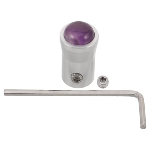 Amatista para pies en sesiones de spa y meditación con base de aleación duradera