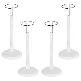 Compatibilité flexible : ce présentoir pour figurines est conçu pour différents types et tailles de poupées. il sert à la fois de support pour figurines, de support pour figurines articulées et de socle pour poupées