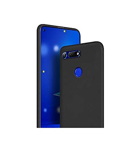 Image of Mobile Back Cover Case for Honor View 20 (Silicone Case|CameraProtection|Black SC1510)