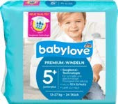 babylove Pañales Premium Active Plus, talla 5+, Junior Plus, 13-27 kg, 1 paquete de 34 unidades Cover