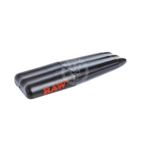 RAW Three Tree Triple Preroll Case Black, Large (holds 3 pre-rolls) - Image 2
