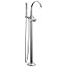 Delta Faucet Tetra Floor-Mount Freestanding Tub Filler with Hand Held Shower, Chrome Tub Faucet, Lumicoat Chrome T4788-PR-LHP-FL (Valve and Handle Not Included)