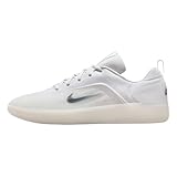 Nike SB Zoom Nyjah 4 Skate Shoes (White/White/Black/Black) Size 14
