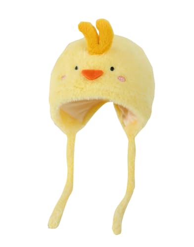 RYZGOJV Children Warm Winter Hat, Kids Winter Hat for Toddler, Unisex Cap for Little Children in Winter-Yellow Duck