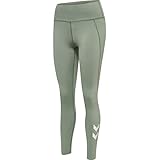 hummel hmlMT Grace High Waist Tights Mallas, Lily Pad, XL para Mujer