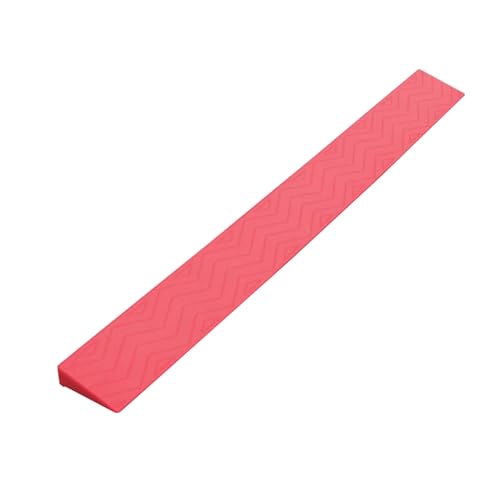 WRYSQBHJYB Ramps for Wheelchairs for Home, Anti-Slip Threshold Ramp, Curb Ramp for Transition Doorways Curbs Garages, Assist Ramp, Transition Ramps for Garage, Patio, Porch(Red,3cm/1.1in)