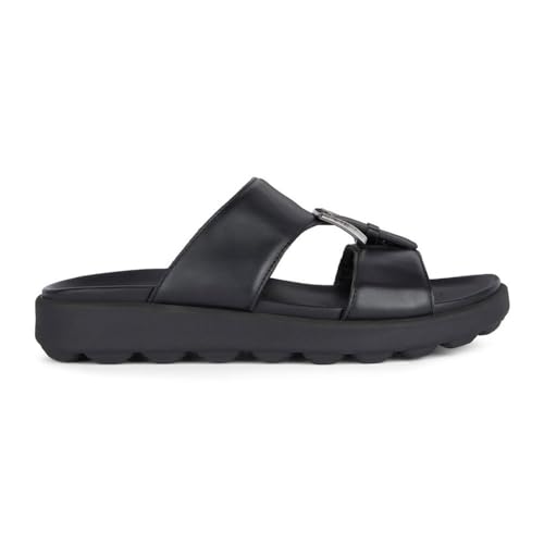 Geox Män U SPHERICA EC6 D Slide Sandal, svart, 43 EU, svart, 43 EU