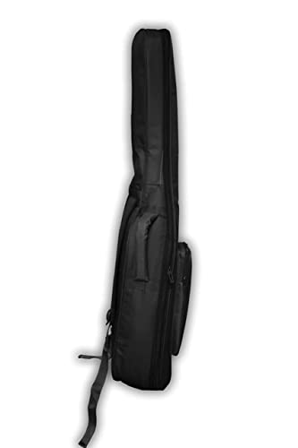 Image of Mexa Acoustic Guitar Bag Padded Compatible with 38; 39; 40; 41; Inches Guitar Like - Fender; Yamaha, Cort, Strydom, Ibanez, Havana, Kadence; Vault, Henrix, Juarez, Intern, Givson Other Brands. (Black)