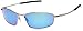 Produktbild Oakley Unisex Oo4141 Whisker Sonnenbrille, Satin Chrome/Prizm Sapphire Iridium, 60/16/130