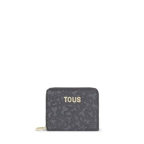 Tous Monedero Gris Oscuro, Medidas 8,5 x 10 x 2 cm, Colección Kaos Mini Lines