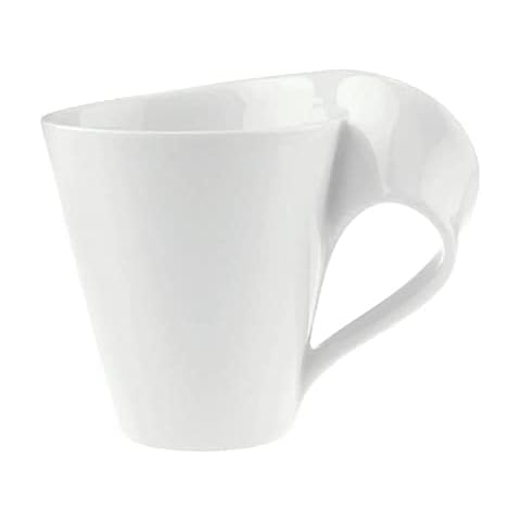 Villeroy & Boch - NewWave Caffè Mug with Handle, premium porcelain, dishwasher and microwave safe, white, 300 ml Cover