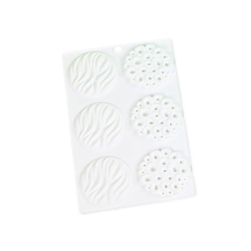 Decorative Waved Design Silicones Baking Multipurpose for Cakes Chocolates Ice Cream Dishwasher Safe Chocolate Making Tool