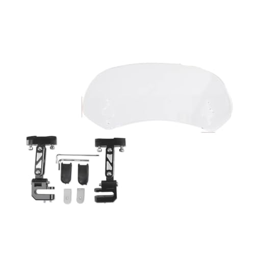 Extension de pare-brise universelle pour voyager à moto sans fatigue
