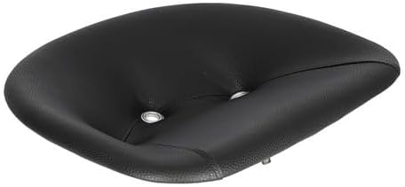 Pan Seat Padded Steel Vinyl Black