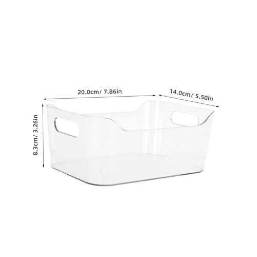 Boîte de rangement plastique PET lavable avec poignées intégrées - 3