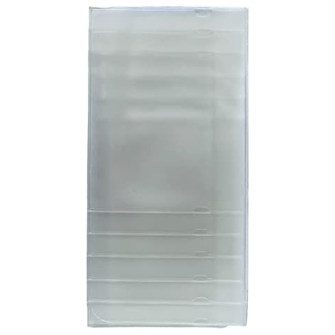 Bullz Heavy Duty Vinyl Plastic Secretary Inserts for Long Wallets- 6 Pages Cover