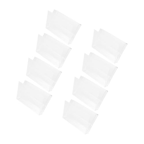 BUTIFULSIC 8Pcs Clear Cassette Tape Storage Box Retro Organizer with Design for Audio Cassettes and Notes Showcases Your Favorite Tapes Effortlessly