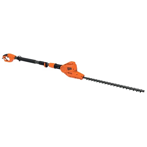 BLACK+DECKER Corded 550W Hedge Trimmer with 51cm Blade, PH5551-GB