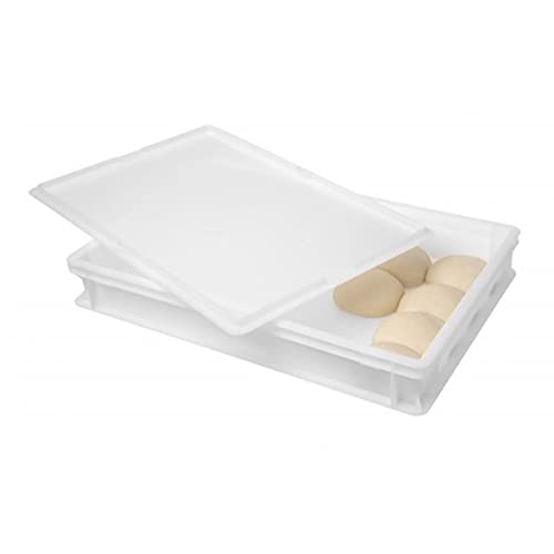 Chabrias 18L Pizza Dough Proofing Box Oversized Dough Tray for Home & Pizzeria Use | Holds Up to 12 Dough Balls | Fridge & Prep Station Friendly