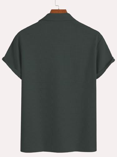 Image of TAGDO Men's Premium Waffle Knit Regular fit T-Shirt || Mens Tshirt (2018)