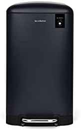 Les Collectors Kitchen Pedal Bin Stainless Steel, dark blue, 30 L