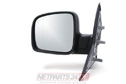 Johns, Außenspiegel Spiegel passend für VW Transporter T5 04/2003-10/2009 Links schwarz