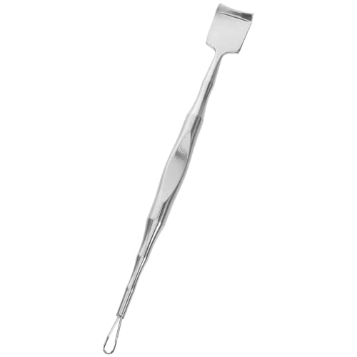 minkissy Stainless Steel Tool Dual-ended Facial Pimple Cleaner No Edges Skincare Tool for Men