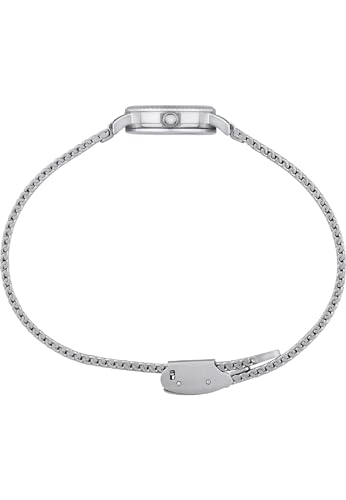 Breil, Collezione Darling, Orologio Donna In Acciaio, Bracciale Sottile E Flessuoso In Maglia Milanese, Lunetta Decorata, Chiusura A Scorrimento, Cassa 18 Mm, Lunghezza Regolabile 13.5-19 Cm, Silver - 2