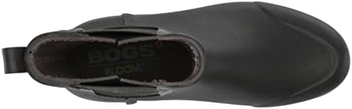 Bogs Womens Holly Tall Chelsea Boot Rain, Black, 7 | Image 4