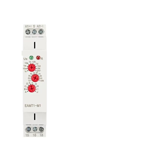 Relais temporisé multifonction AC DC 12V-240V commutateur temps temporisateur 16A