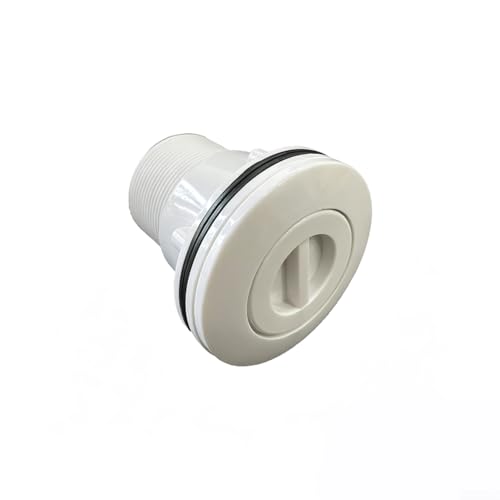 Eficiente succión de piscina de 2 pulgadas SP-2827V, puerto de vacío de plástico blanco con tornillos para una limpieza fiable de la piscina