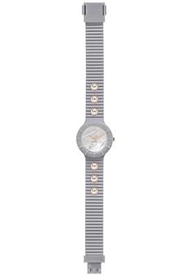 HIP HOP Orologio Donna, Bracciale in Silicone, Cassa 32 cm