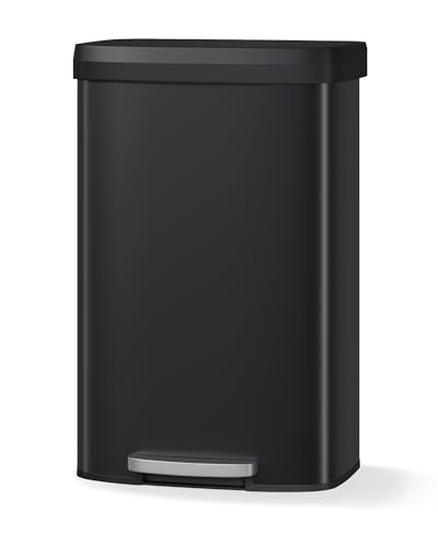 Caneca de Basura Rectangular 21 Galones / 80L Negra miniatura 4