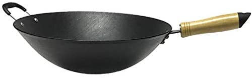 Wok de Hierro Fundido Clásico sin Recubrimiento 36 cm miniatura 5