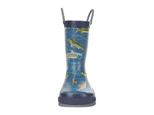 Western Chief Kids Gone Fishin' Waterproof Rainboot,Navy,8 #TOP5