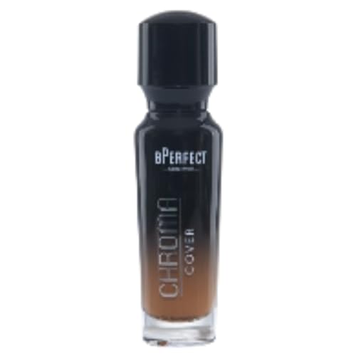 BPerfect Chroma Cover Matte Foundation - Weightless Full Coverage Base with Hyaluronic Acid & Vitamin E - Soft Matte Finish - Shade 27 - W11 Medium-Deep Golden Olive