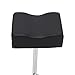 Pedicure Foot Rest Stool Chair, Adjustable Leg Rest PVC Pad Pedicure Foot Rest Stand for Nail Tech Spa Beauty Salon Studio Equipment Supplies (Black)