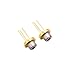 100 Pcs 5.6mm LD Red Laser Diode 650nm 5mw 2.2V with PD Brightness Uniformity TO-18 Industrial Grade Laser Head 3p(200pcs 5.6mm)