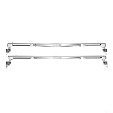 Lot de 2 supports d'évier : comprend deux supports robustes en acier inoxydable conçus pour une installation sûre sous les éviers de cuisine, parfaits pour les lavabos de légumes et les installations d'évier auxiliaires.