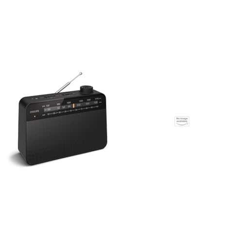 Radio Philips TAR2509 receptor portátil analógico AM FM y pilas tipo D LR20 de larga duración