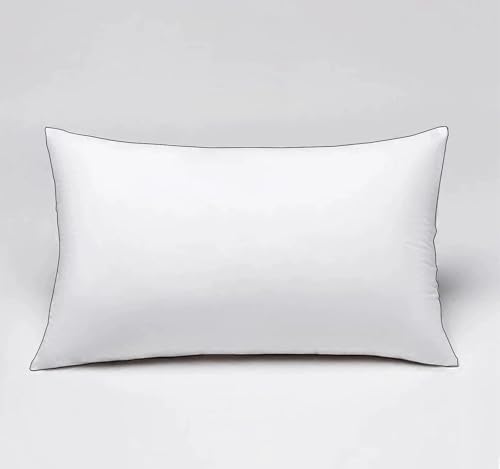 Set 2 Almohadas de Pluma Sintética Queen Size Medianas