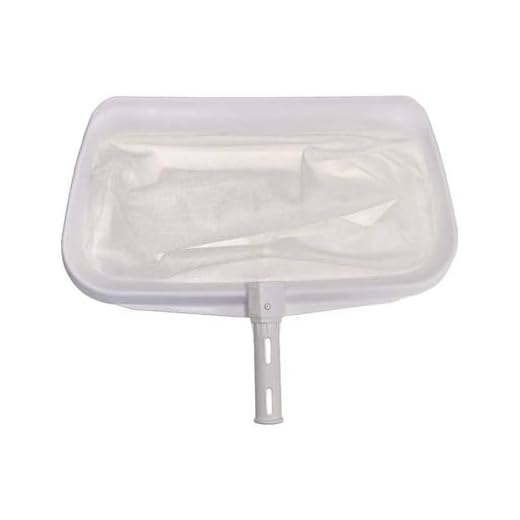 Kokido Lr63Bu/W - Recogehojas De Fondo Para Piscinas Blanco Con Marco De Abs Y Red De Nylon Con Conexión Sencilla A Través De Palomillas Ez-Clip A Pértiga Estándar