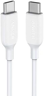 Anker Powerline III USB-C to USB-C Cable (6 ft), 60W Fast Charging for MacBook, iPad Pro 2020, Samsung Galaxy S10, Pixel, and More, Black