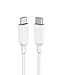 Price comparison product image Anker USB C Cable 60W, Powerline III USB-C to USB-C Cable 2.0, for iPhone 17/16/15, iPad Pro, Samsung Galaxy, MacBook Pro,and More (3ft, White)